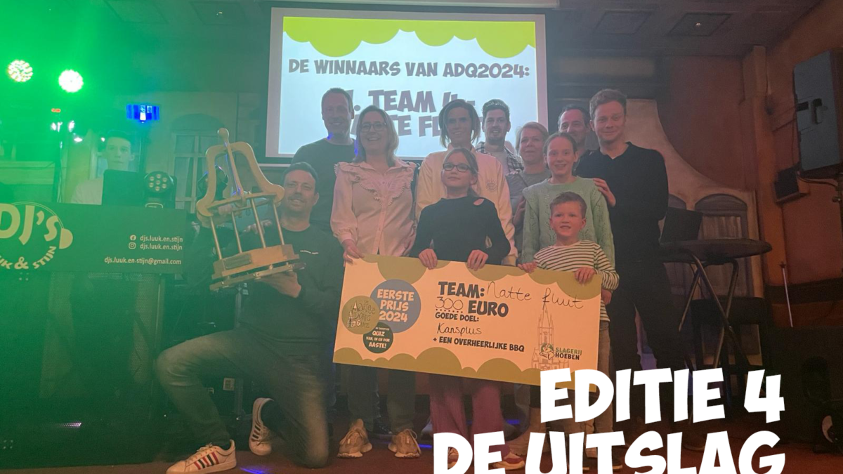 editie 4 - de uitslag - natte fluit
